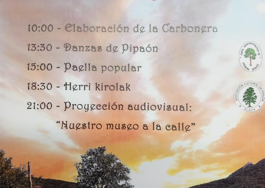 Día del Museo Etnográfico (Pipaón, abuztuak 31 de agosto).