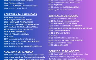 Sanvi Jaietan. Fiestas de San Vicente de Arana 2024