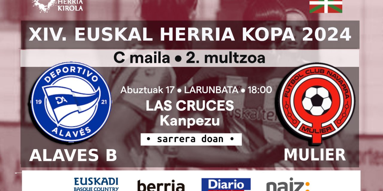 XIV. Euskal Herria Kopa 2024 (Las Cruces – Kanpezu, abuztuak 17 de agosto).