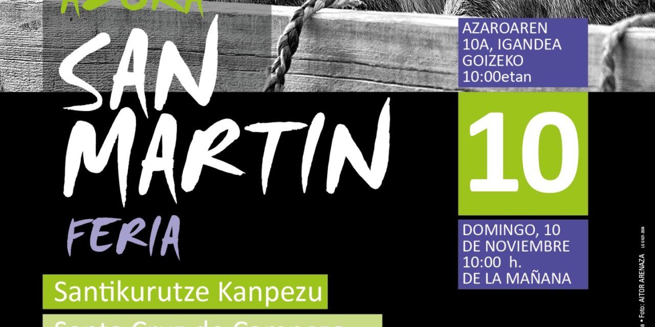 Feria de San Martín 2024 (Santa Cruz de Campezo, azaroak 10 de noviembre).