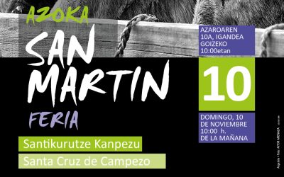 Feria de San Martín 2024 (Santa Cruz de Campezo, azaroak 10 de noviembre).