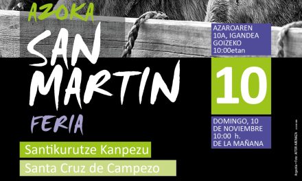 Feria de San Martín 2024 (Santa Cruz de Campezo, azaroak 10 de noviembre).
