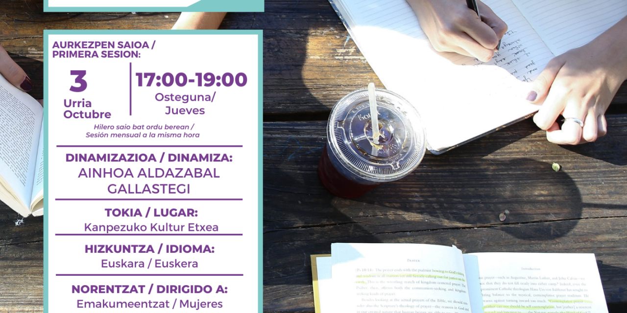 Irakurketa Klub Feminista euskaraz (Kanpezuko Kultur Etxea, urriak 3 de octubre).