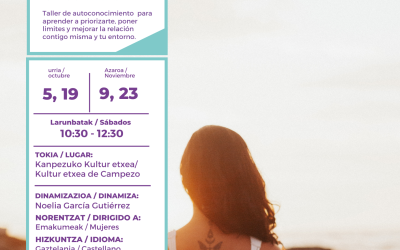 Lantegi/Taller: Apréndete (Kanpezuko Kultur Etxea, azaroak 23 de noviembre).