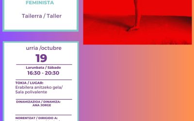 Tailerra/Taller: Autodefentsa feminista/Autodefensa feminista (Lagrán, urriak 19 de octubre).