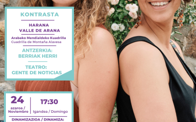 Antzerkia/Teatro: Gente de noticias/Berriak herri (Kontrasta, azaroak 24 de noviembre)