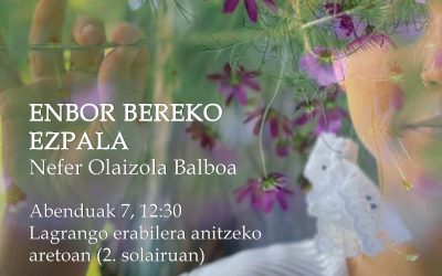 Enbor bereko ezpala (Lagrán, abenduak 7 de diciembre).