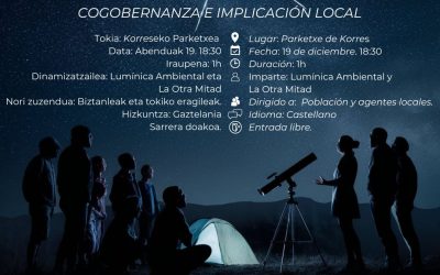 Charla- Taller sobre cielo nocturno (Korres, abenduak 19 de diciembre).