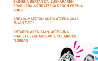 Euskaraldia (Maeztu, urtarrilak 23 de enero).
