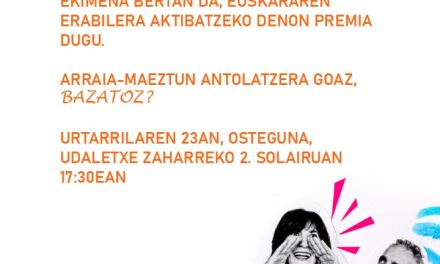 Euskaraldia (Maeztu, urtarrilak 23 de enero).
