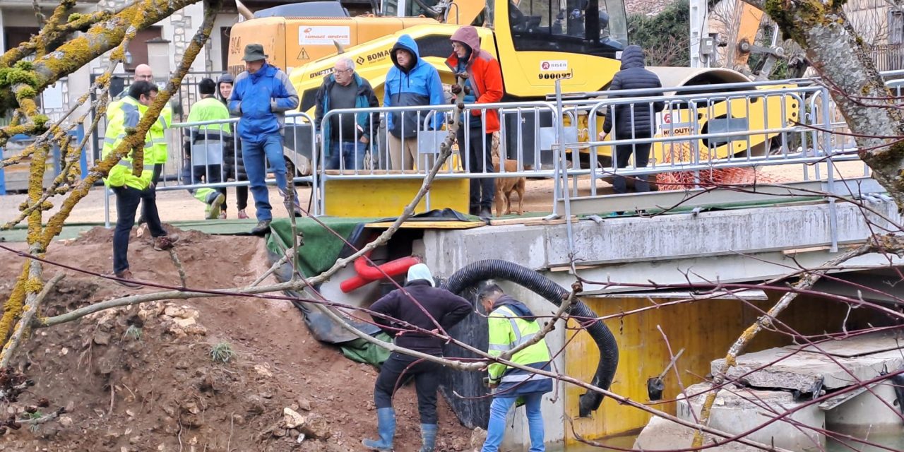 Leorza muestra su enfado una vez más por las obras del nuevo puente.