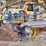 Leorza muestra su enfado una vez más por las obras del nuevo puente.