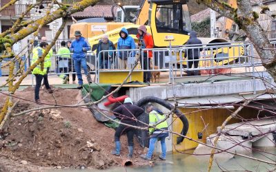 Leorza muestra su enfado una vez más por las obras del nuevo puente.