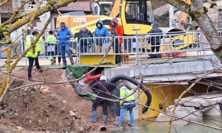 Leorza muestra su enfado una vez más por las obras del nuevo puente.