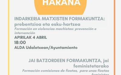 Formación en violencias machistas: prevención e intervención (Alda, maiatzak 23 de mayo).