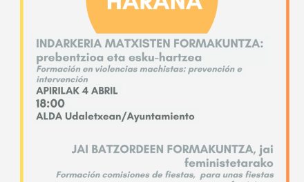 Formación en violencias machistas: prevención e intervención (Alda, maiatzak 23 de mayo).