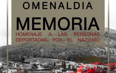 Nazismoaren biktimei omenaldia. Homenaje a las personas deportadas por el nazismo (Bujanda, maiatzak 6 de mayo).