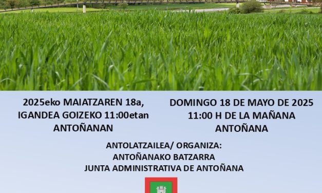 Udaberriko azoka. Feria de Primavera ( Antoñana, maiatzak 18 de mayo).