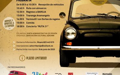 II Concentración de vehículos clásicos (Baroja, ekainak 14 de junio).