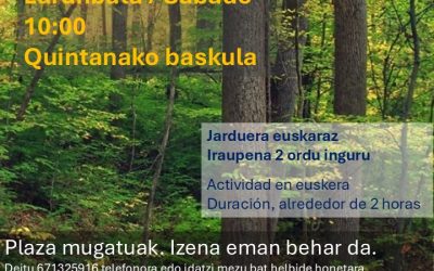 Mendi irteera gidatua (Quintana, ekainak 7 de junio).