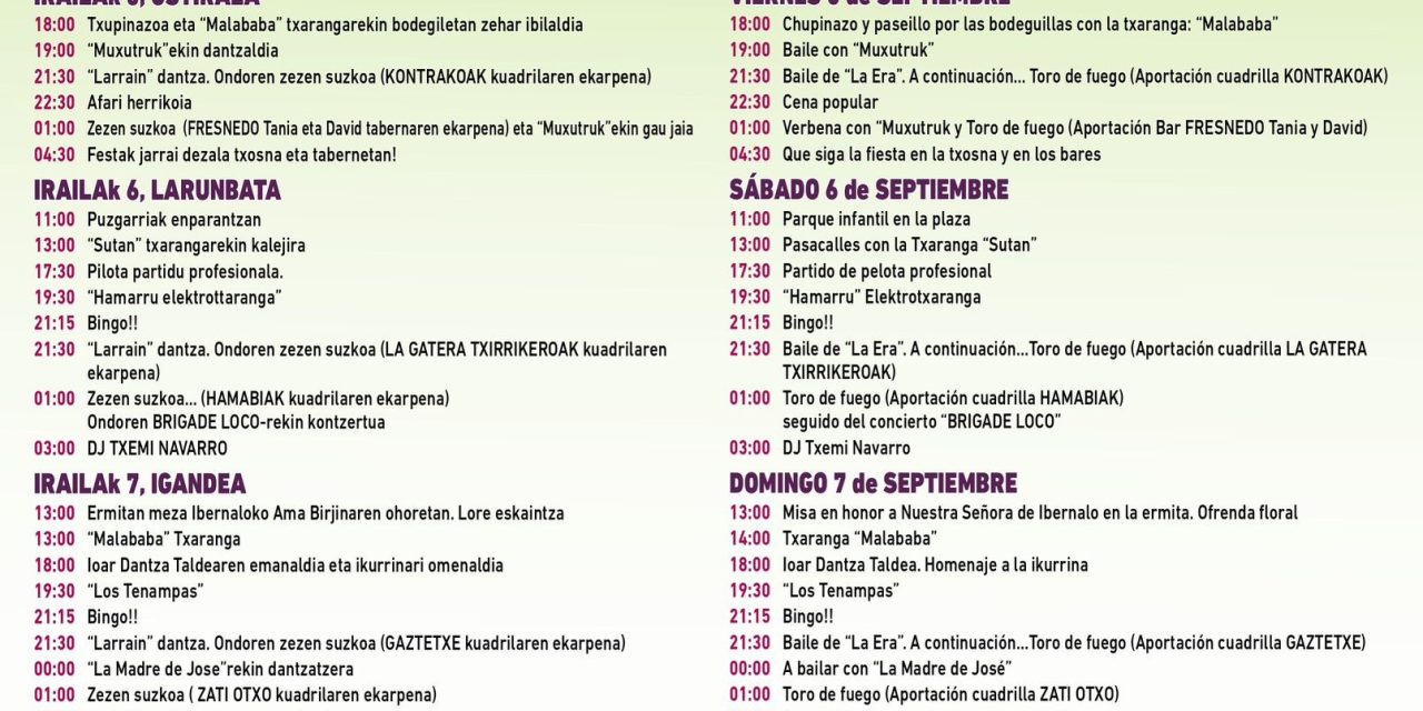 Santikurutze Kanpezuko Jaiak 2025